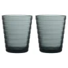 Aino Aalto tumbler 2-pack 22 cl, Donkergrijs