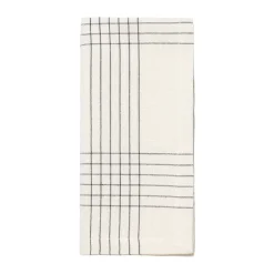 Alice stoffen servet 45x45 cm, Black-natural