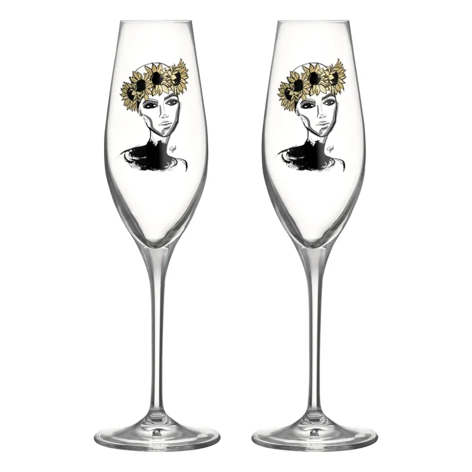 All about you champagneglas 24 cl 2-pack, Let's celebrate you