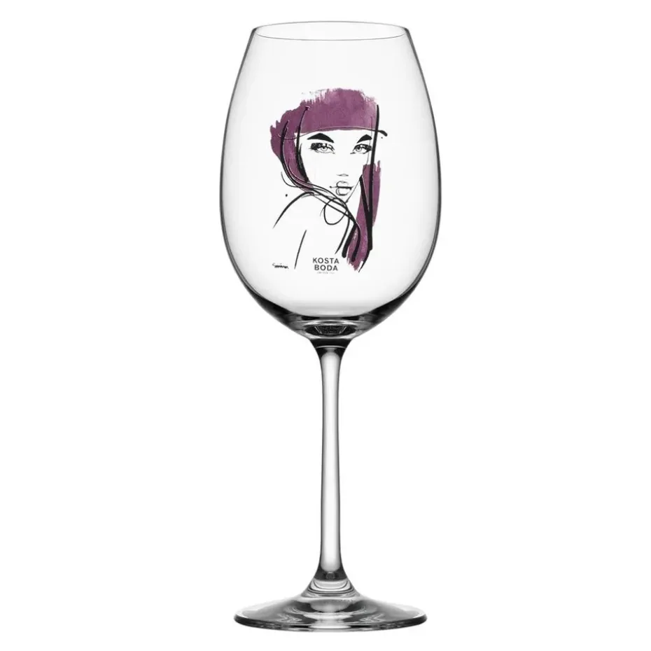 All about you wijnglas 52 cl 2 pack, purperrood