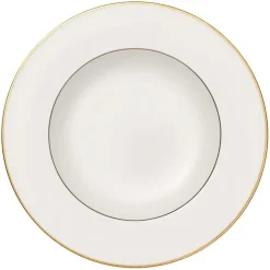 Anmut Gold diep bord, Wit