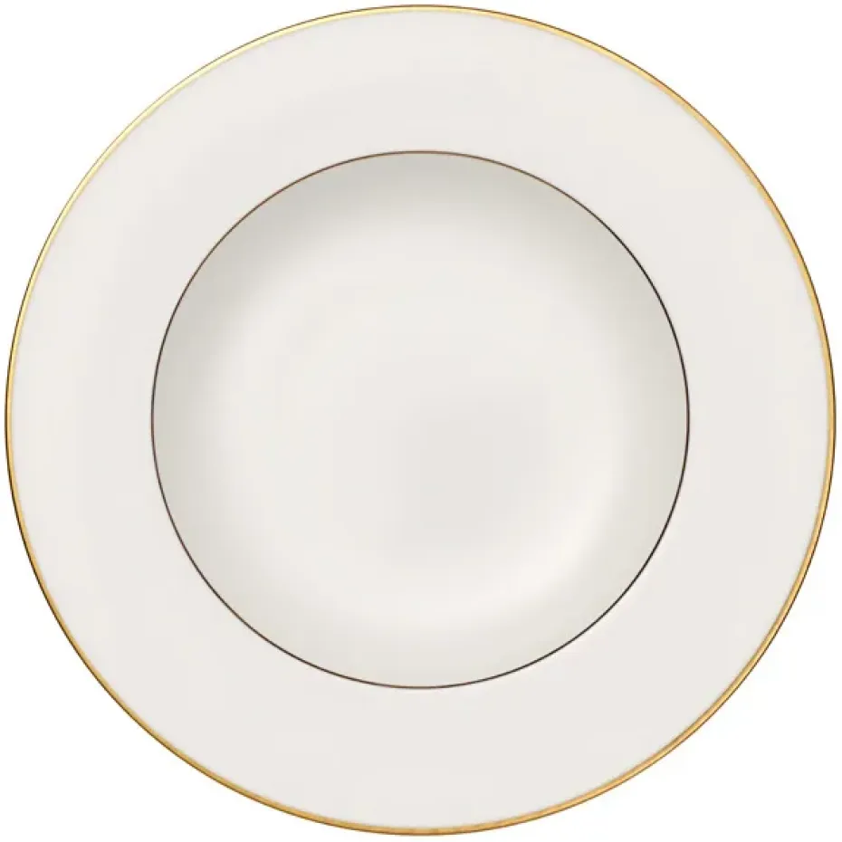 Anmut Gold diep bord, Wit