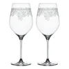 Arabesque Bordeaux rodewijnglas 81 cl 2-pack, Transparant