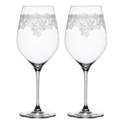 Arabesque Bordeaux rodewijnglas 81 cl 2-pack, Transparant