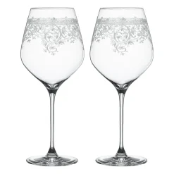 Arabesque Burgundy rodewijnglas 84 cl 2-pack, Transparant