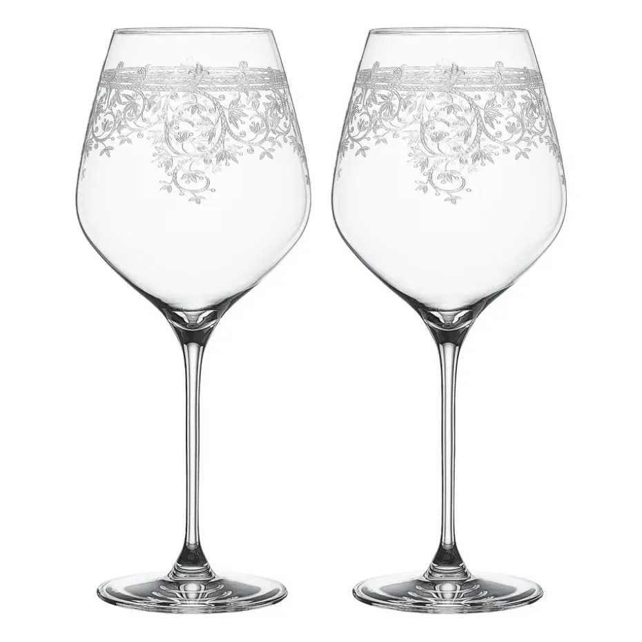Arabesque Burgundy rodewijnglas 84 cl 2-pack, Transparant
