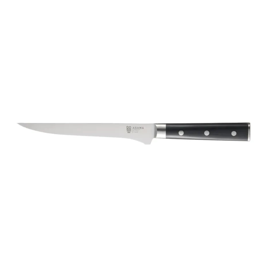 Asama fileermes 29,5 cm, Zwart handvat