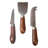 Astrid kaasmessenset 3-pack, Bruin-zilver