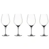 Authentis Bordeaux glas 65 cl, 4 stuks, transparant