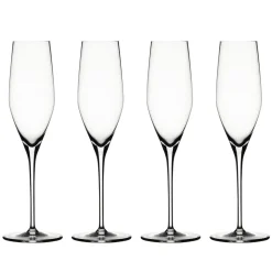 Authentis champagneglas 19 cl, 4 stuks, transparant
