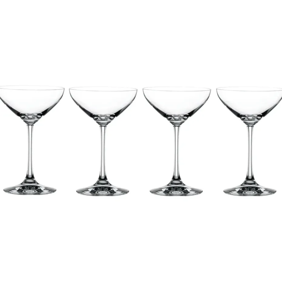 Authentis Dessert-champagnecoupe. 4 stuks, transparant