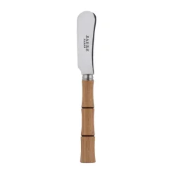 Bamboo shape botermes 14 cm, Light wood gelamineerd