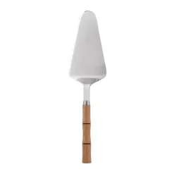 Bamboo shape taartschep 25 cm, Light wood gelamineerd