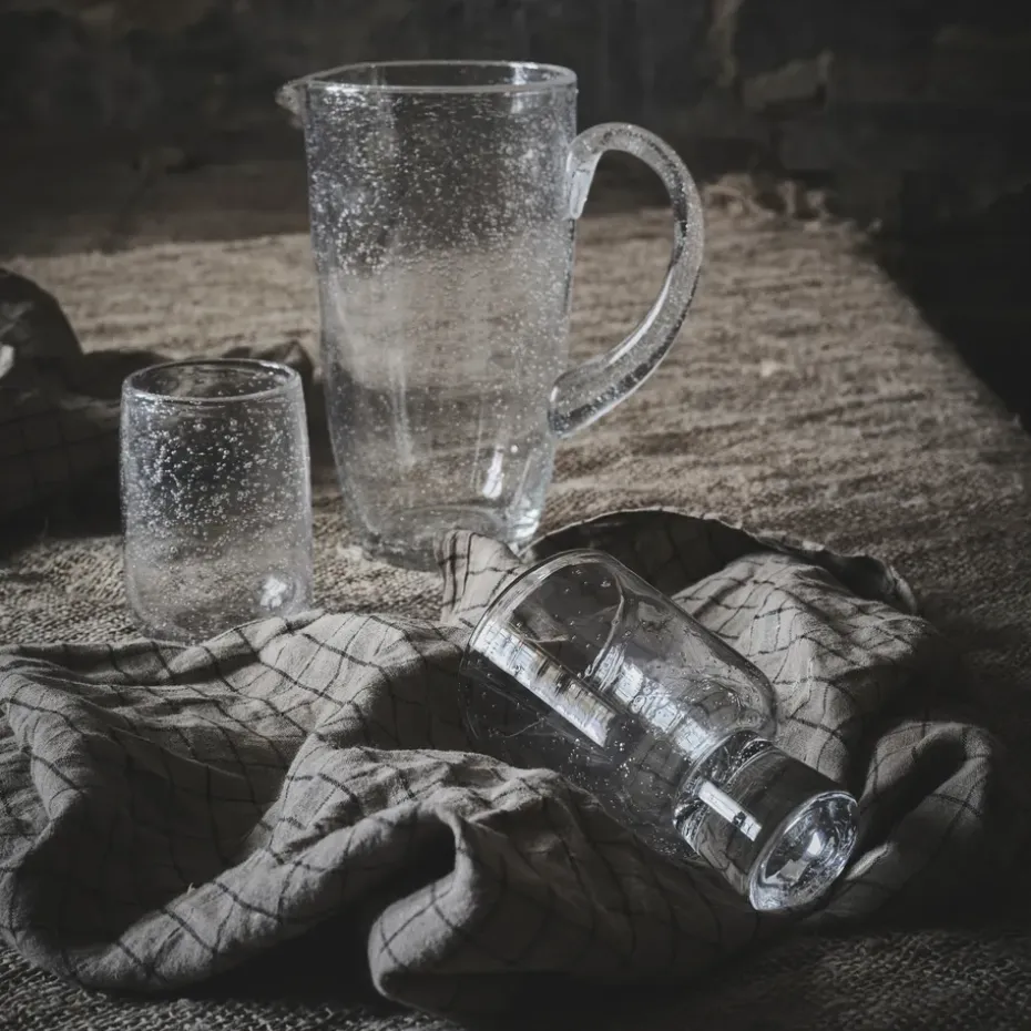 Bari glas op voet, Helder
