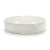 Base serveerschaal met lage rand wit, 24 cm