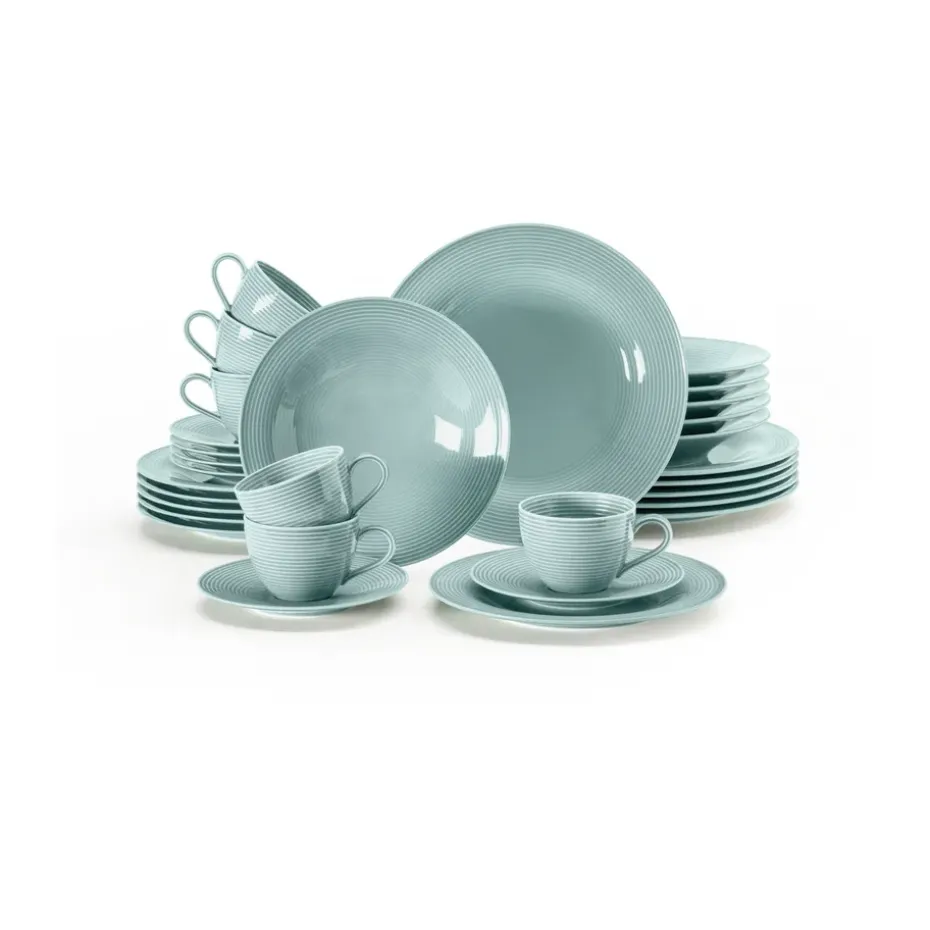 Beat serviesset 30-delig, Arctischblauw