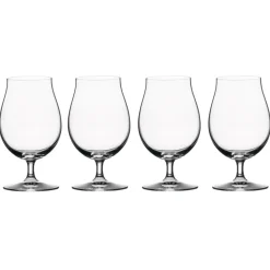 Beer Classics tulpvormig glas 44 cl, 4 stuks, transparant