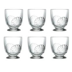 Belle-ile bekerglas 32 cl 6-pack, Transparant