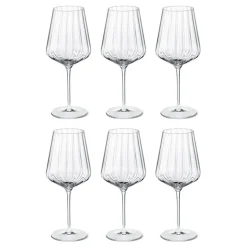 Bernadotte wittewijnglas 6-pack, Kristalline