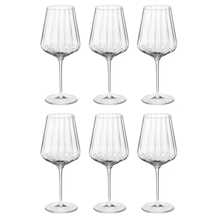 Bernadotte wittewijnglas 6-pack, Kristalline