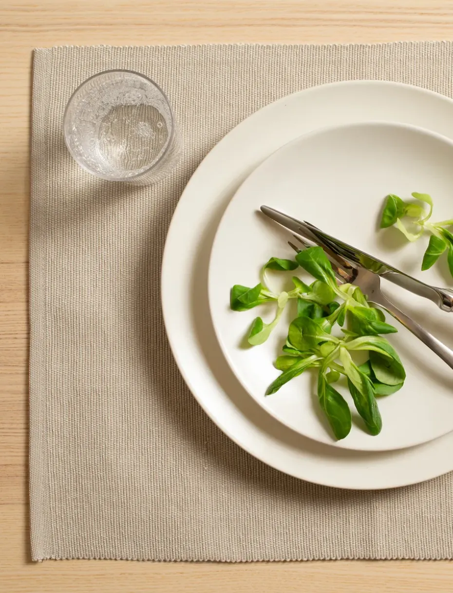 Bistro placemat 36x47 cm 2-pack, Zand