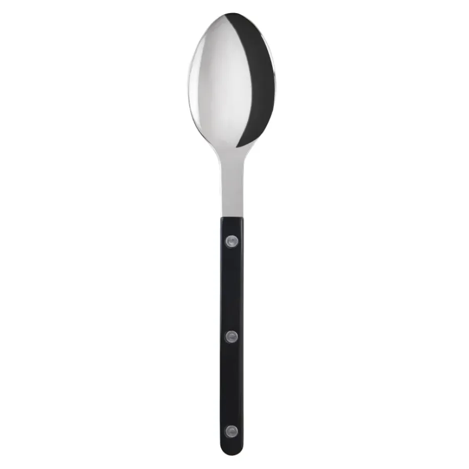 Bistrot eetlepel shiny, Black