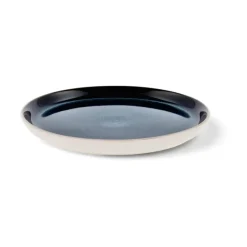 Bitz bord gastro Ø 21 cm, Wit-donkerblauw