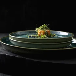 Bitz bord gastro Ø27 cm, Zwart-groen