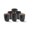Bitz espressokop 6-pack, Zwart
