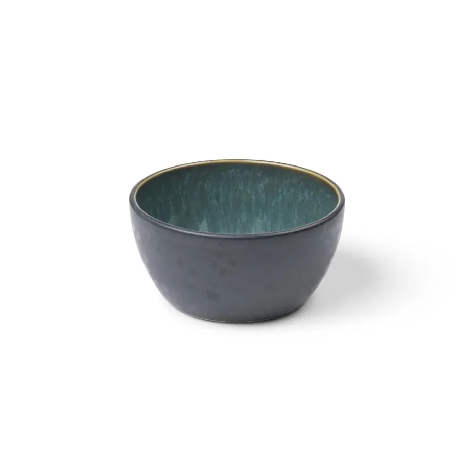 Bitz kom Ø 10 cm zwart, Zwart-groen
