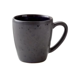Bitz mok 19 cl zwart, Zwart-donkerblauw