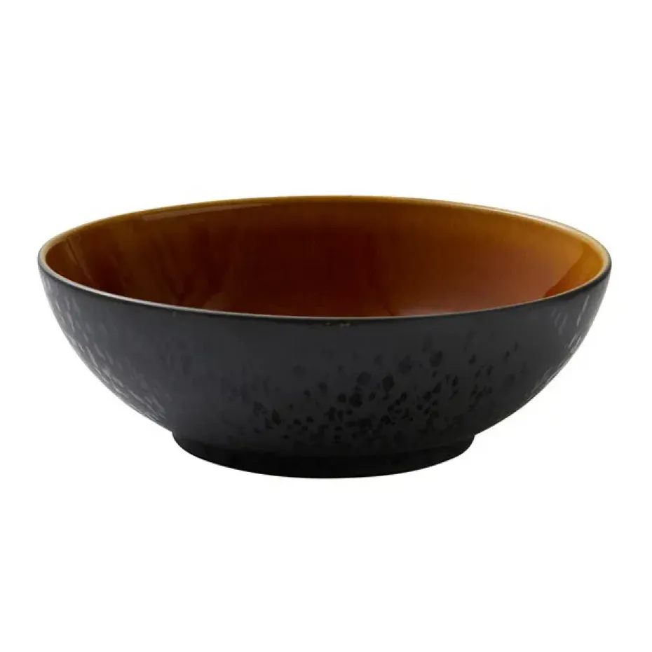 Bitz saladekom Ø30 cm, Zwart-amber