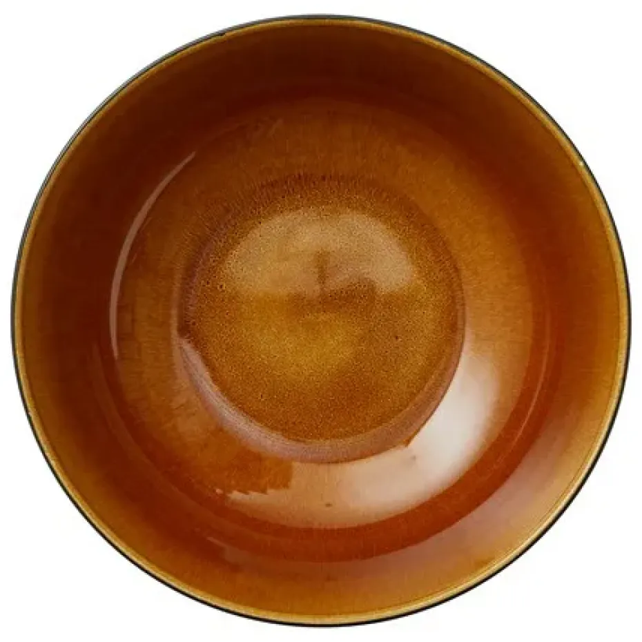 Bitz saladekom Ø30 cm, Zwart-amber
