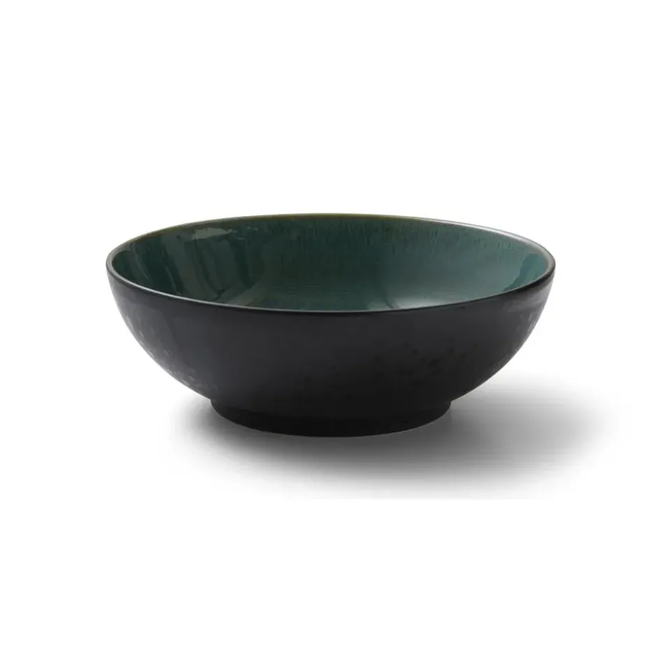 Bitz saladekom Ø30 cm, Zwart-groen