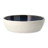 Bitz soepkom Ø 18 cm, Wit-donkerblauw