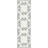 Blomkrans tafelloper 35x120 cm, Multi