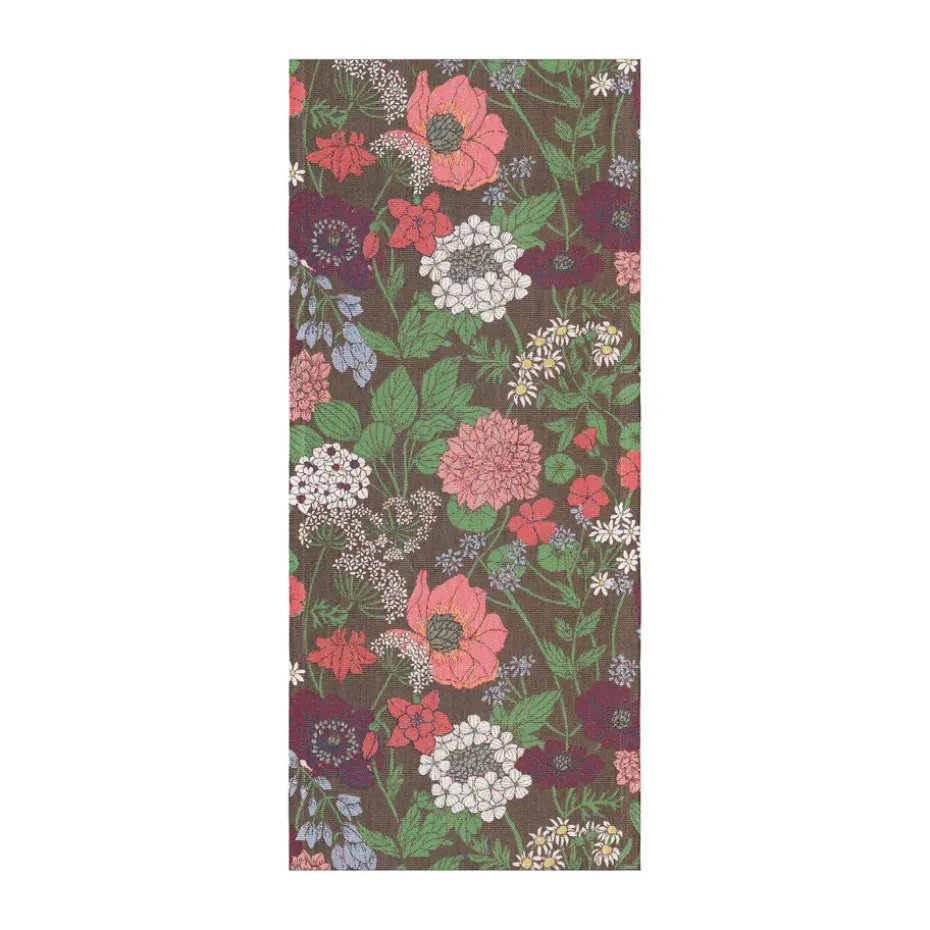 Blomsterfång tafelloper 35x80 cm, Multi