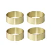Bloomingville servetring 4-pack, messing