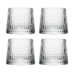Blossom whiskeyglas 16 cl 4-pack, Transparant