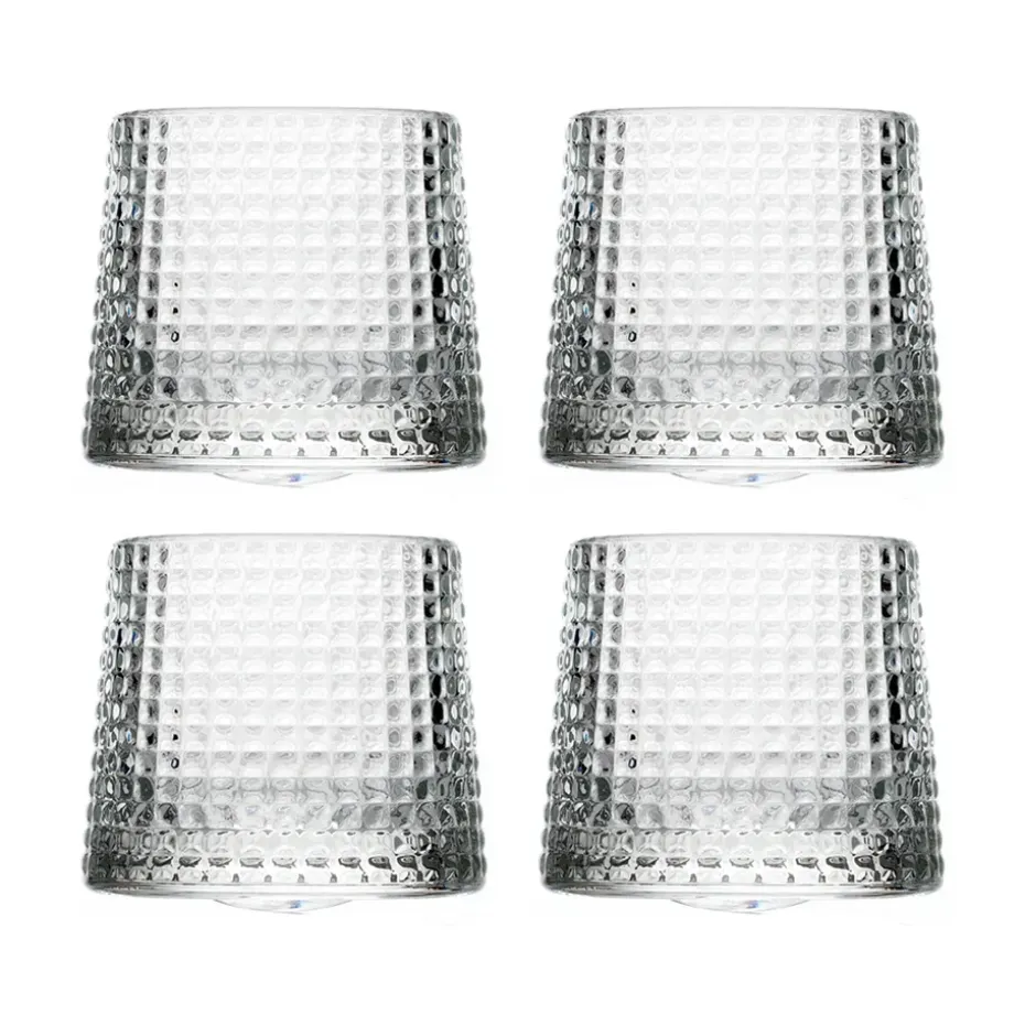 Blossom whiskeyglas 16 cl 4-pack, Transparant