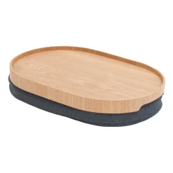 Bosign schootdienblad curveline medium 26x39 cm, Wilgenhout