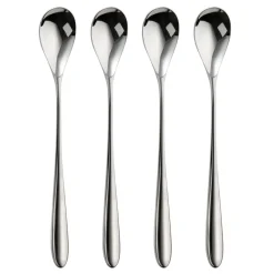 Bourton Bright lattelepel, 4 stuks, Roestvrij staal