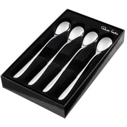 Bourton Bright lattelepel, 4 stuks, Roestvrij staal