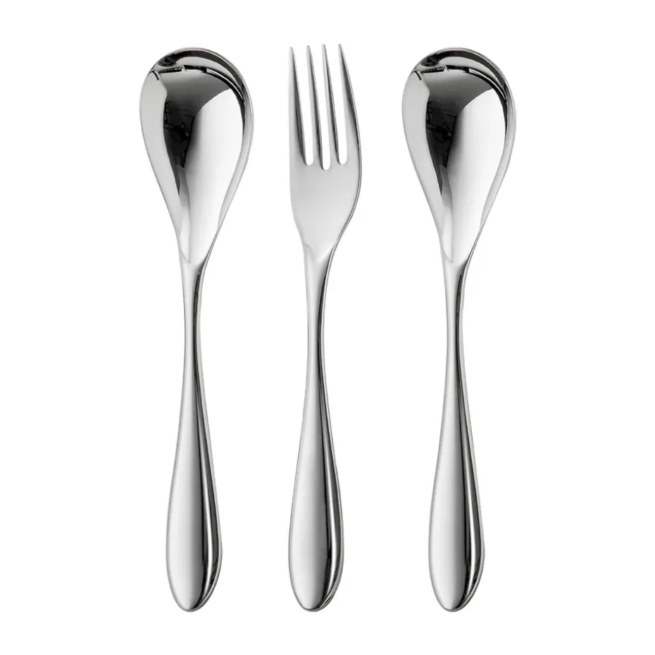 Bourton Bright serveerbestek, 3 stuks, Roestvrij staal