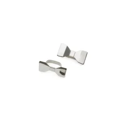 Bowie servetring 2-pack, Roestvrij staal