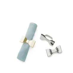 Bowie servetring 2-pack, Roestvrij staal