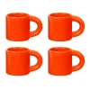Bronto espressokopje 10 cl 4-pack, Orange