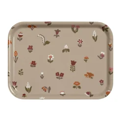 Brunnsparken dienblad 20x27 cm, Taupe