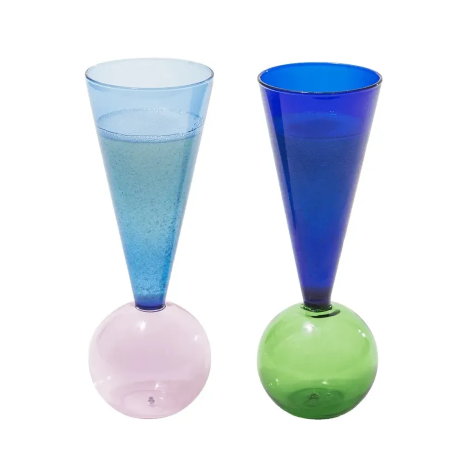 Bubbles celebration Le Duo champagneglas, 3 delen