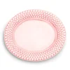 Bubbles ovale schaal, 35 cm, lichtroze